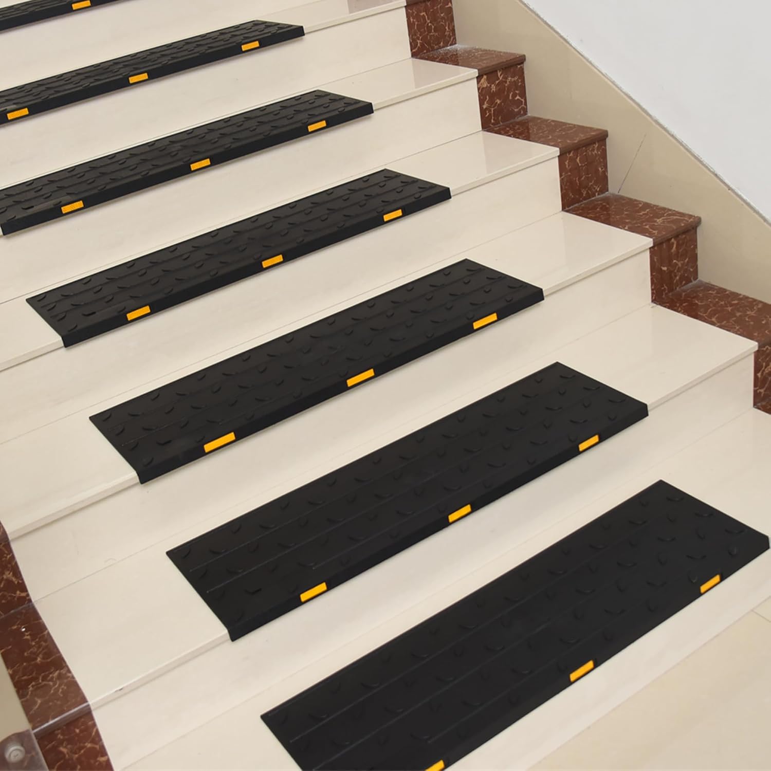 OrangeStar Rubber Non-Slip Stair Treads 5 Pack