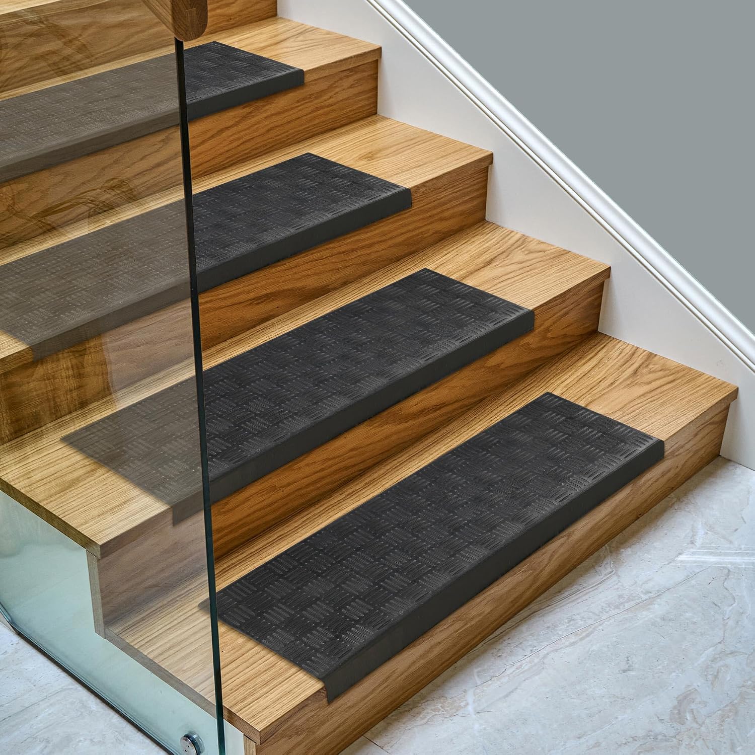 Ribbed Non-Slip Stair Treads 5 Pack