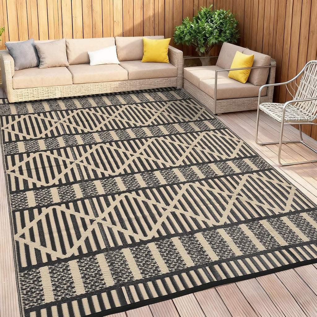 Reversible Waterproof Plastic Outdoor Patio Rug