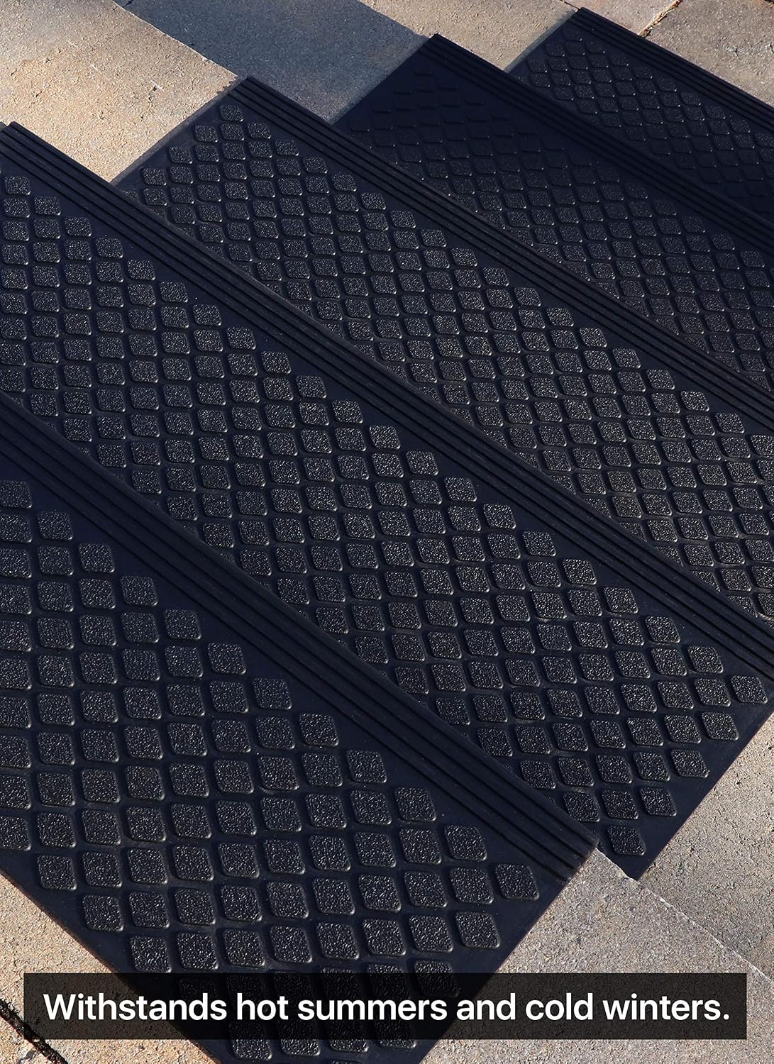 Outdoor Rubber Stair Treads 5 Pack