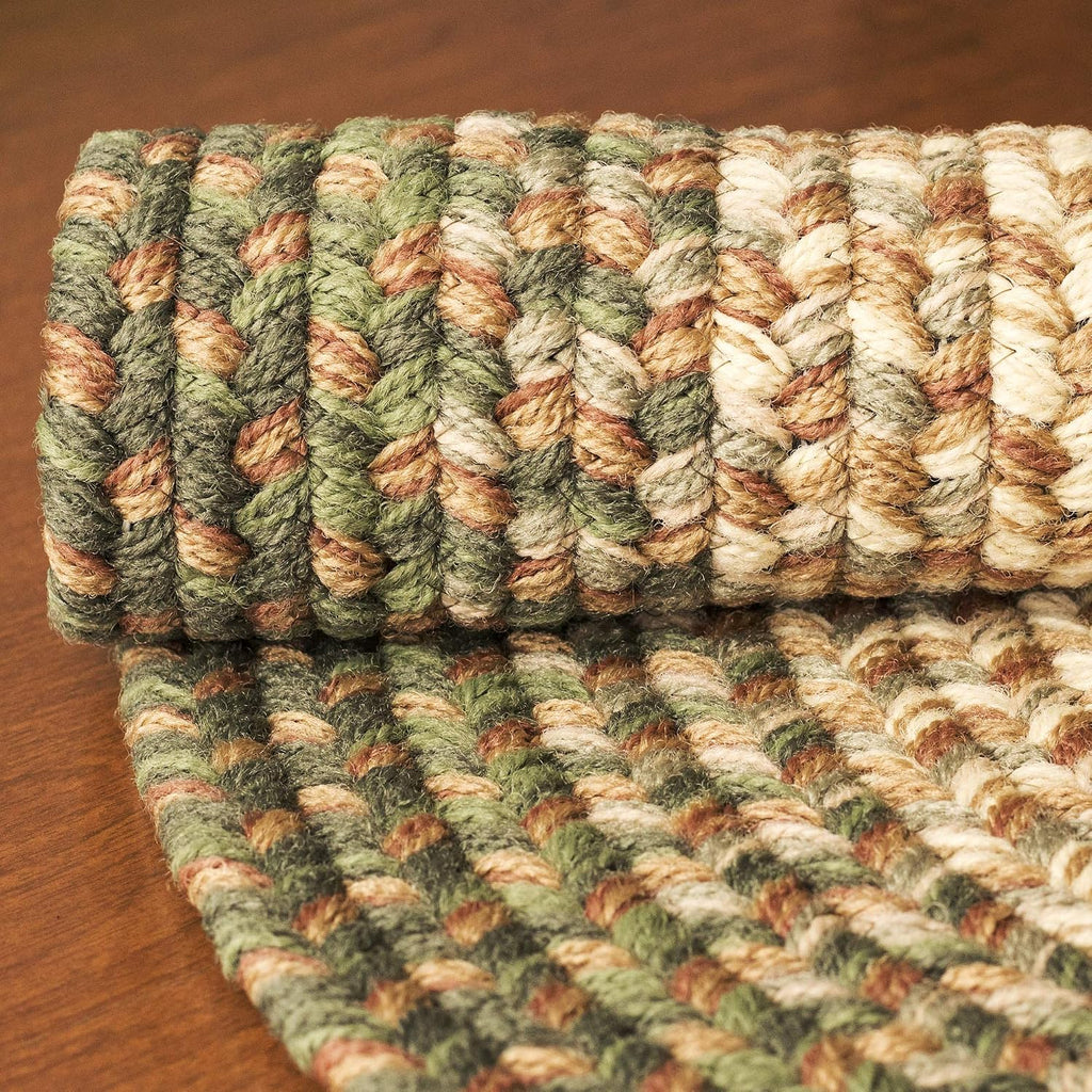 Garden Primitive Braided Round Rug