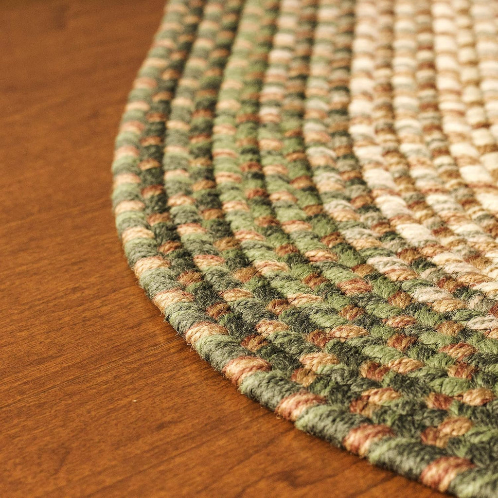 Garden Primitive Braided Round Rug