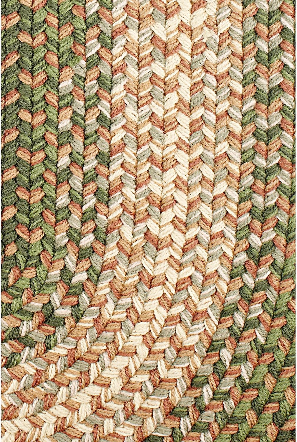 Garden Primitive Braided Round Rug