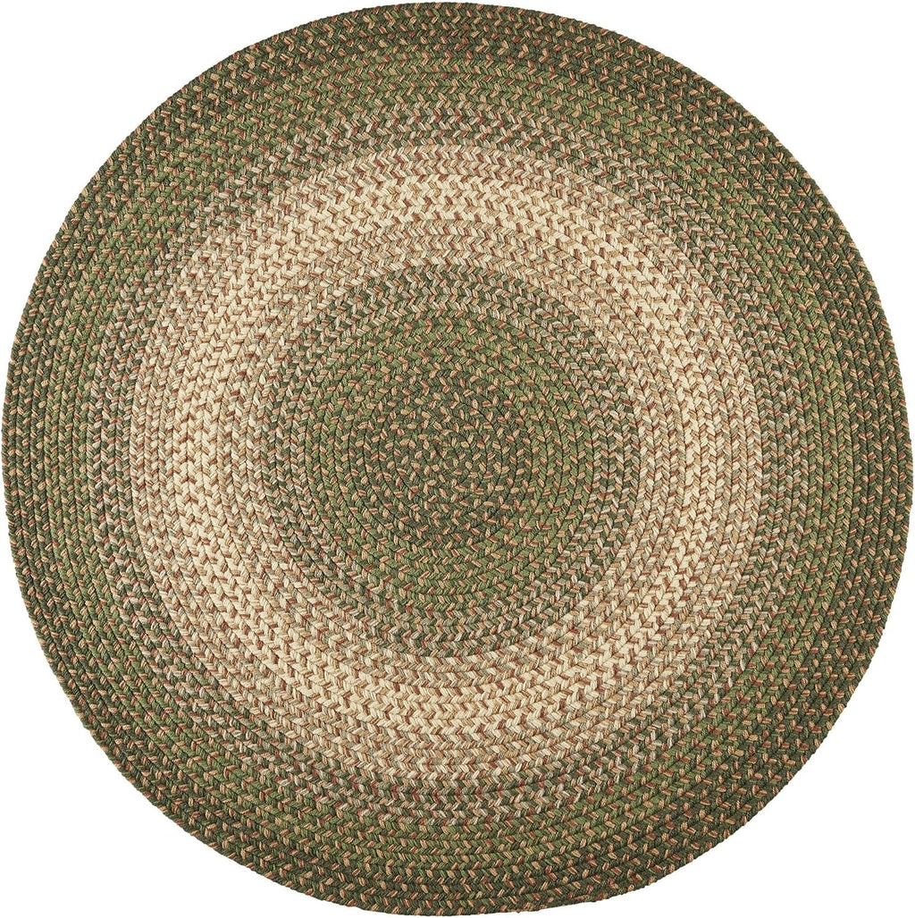 Garden Primitive Braided Round Rug