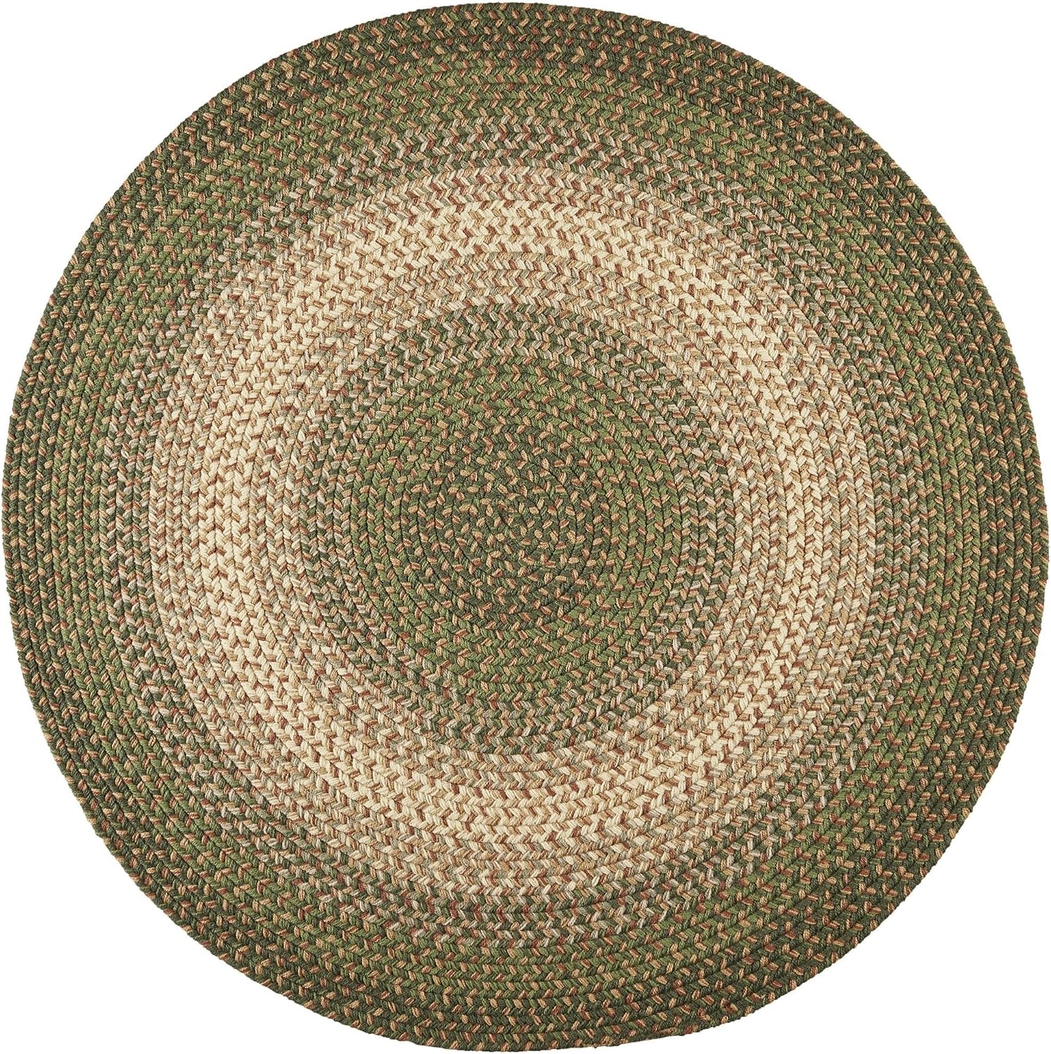 Garden Primitive Braided Round Rug